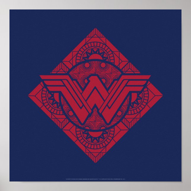 Wonder Woman Amazonian Symbol Poster (Vorne)