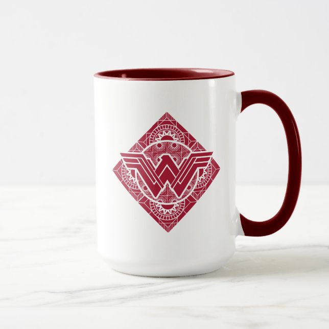 Wonder Woman Amazonian Symbol Tasse (Rechts)