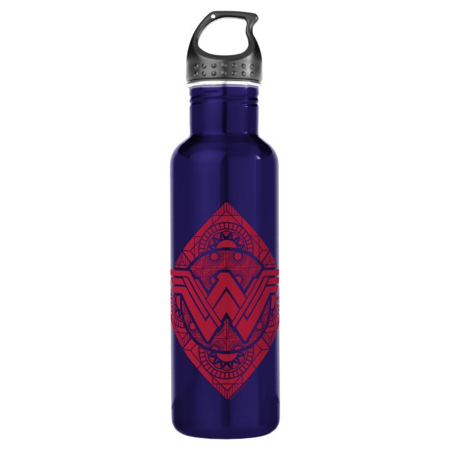 Wonder Woman Amazonian Symbol Trinkflasche (Vorderseite)