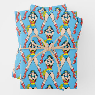 Wonder Woman Arms Crossed Geschenkpapier Set