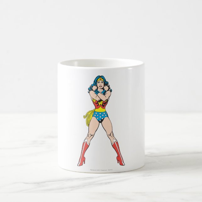 Wonder Woman Arms Crossed Tasse (Mittel)