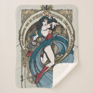 Wonder Woman Art Nouveau Panel Sherpadecke