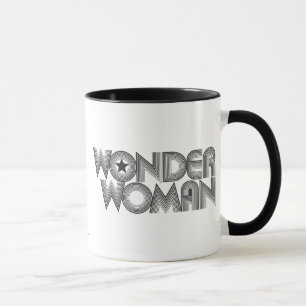 Wonder Woman B&W Logo 3 Tasse