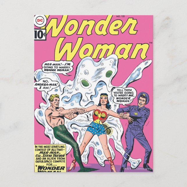 Wonder Woman Battle Prize Postkarte (Vorderseite)
