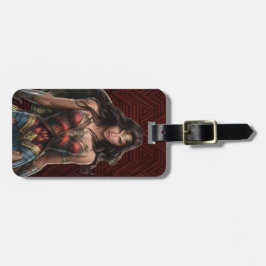 Wonder Woman Battle-Ready Comic Kunst Gepäckanhänger