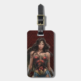 Wonder Woman Battle-Ready Comic Kunst Gepäckanhänger