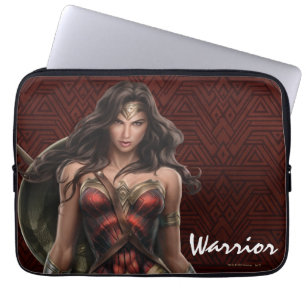 Wonder Woman Battle-Ready Comic Kunst Laptopschutzhülle