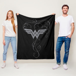 Wonder Woman   Beauty Bliss Logo Fleecedecke
