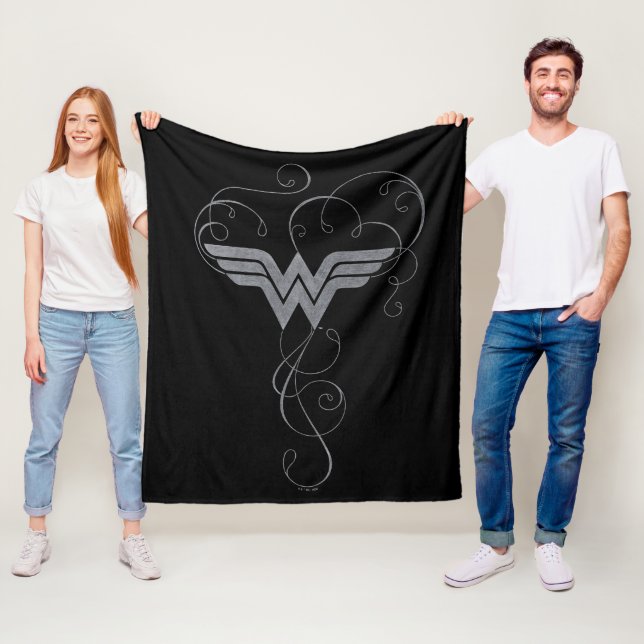 Wonder Woman | Beauty Bliss Logo Fleecedecke (Beispiel)