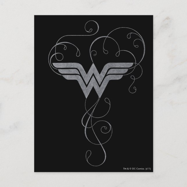 Wonder Woman | Beauty Bliss Logo Postkarte (Vorderseite)