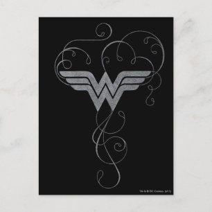 Wonder Woman   Beauty Bliss Logo Postkarte