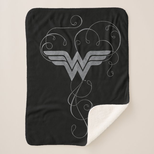 Wonder Woman | Beauty Bliss Logo Sherpadecke (Vorderseite)