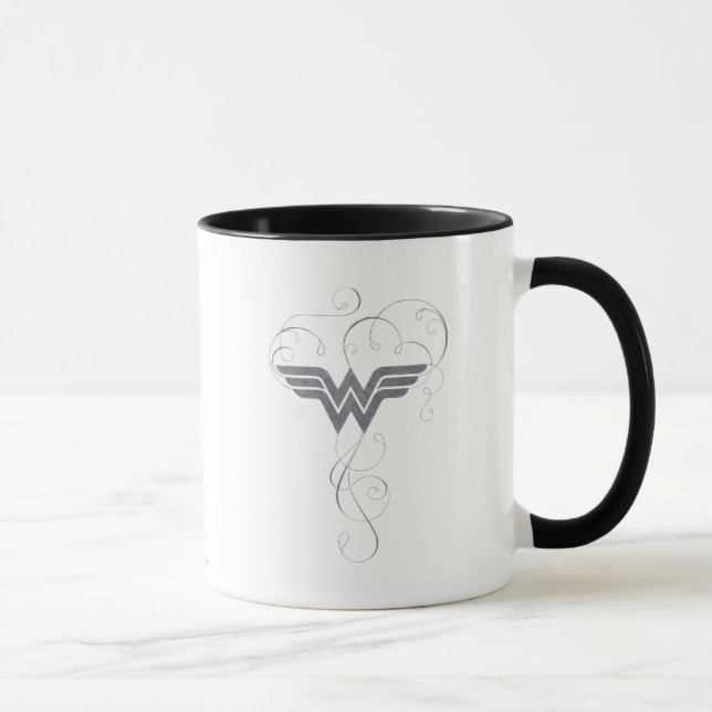 Wonder Woman | Beauty Bliss Logo Tasse (Rechts)