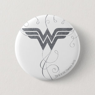 Wonder Woman Beauty Blizzlogos Button