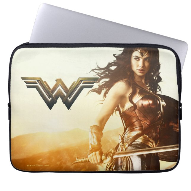 Wonder Woman bei Sunset Laptopschutzhülle (Vorderseite)