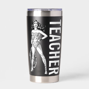 Wonder Woman Black & White Pose Thermobecher