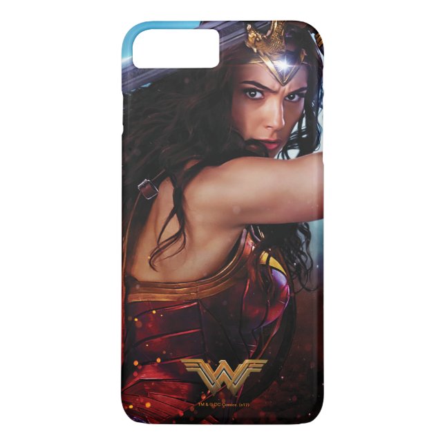 Wonder Woman blockiert mit Schwert Case-Mate iPhone Hülle (Rückseite)
