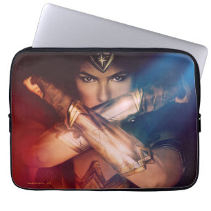 Wonder Woman Blockierung mit Armbändern Laptopschutzhülle