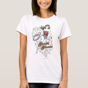 Wonder Woman Blühe T-Shirt