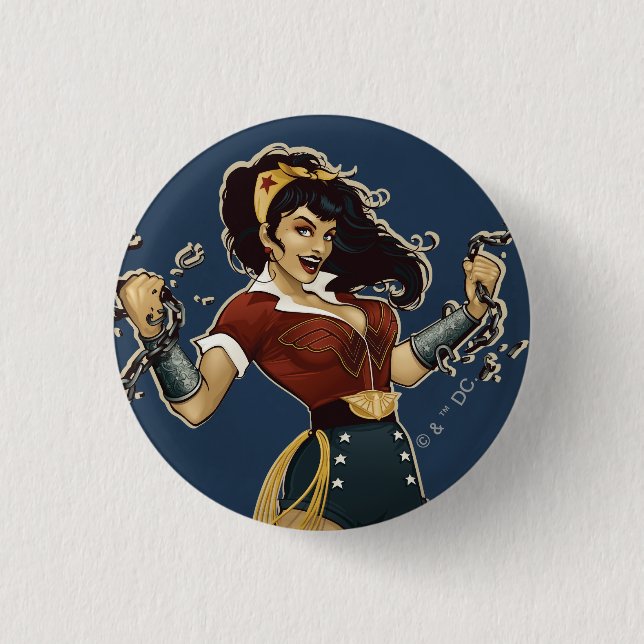 Wonder Woman Bombshell Button (Vorderseite)