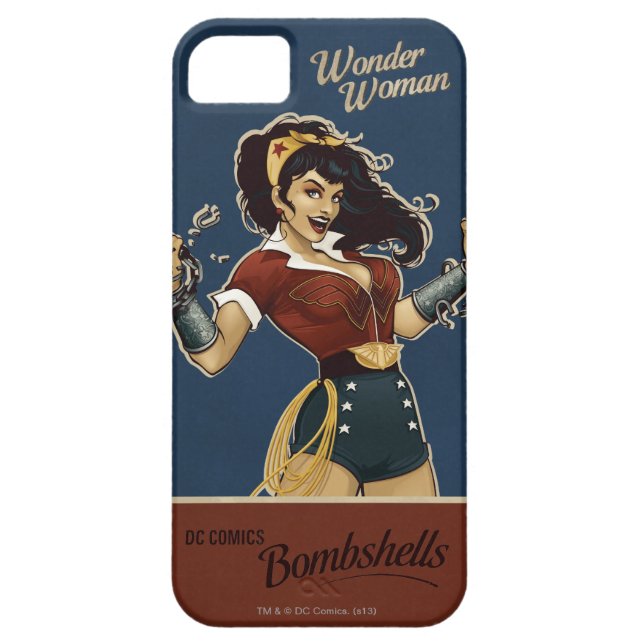 Wonder Woman Bombshell Case-Mate iPhone Hülle (Rückseite)