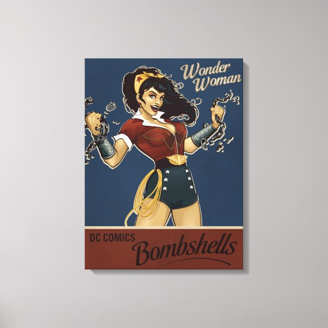 Wonder Woman Bombshell Leinwanddruck (Vorderseite)