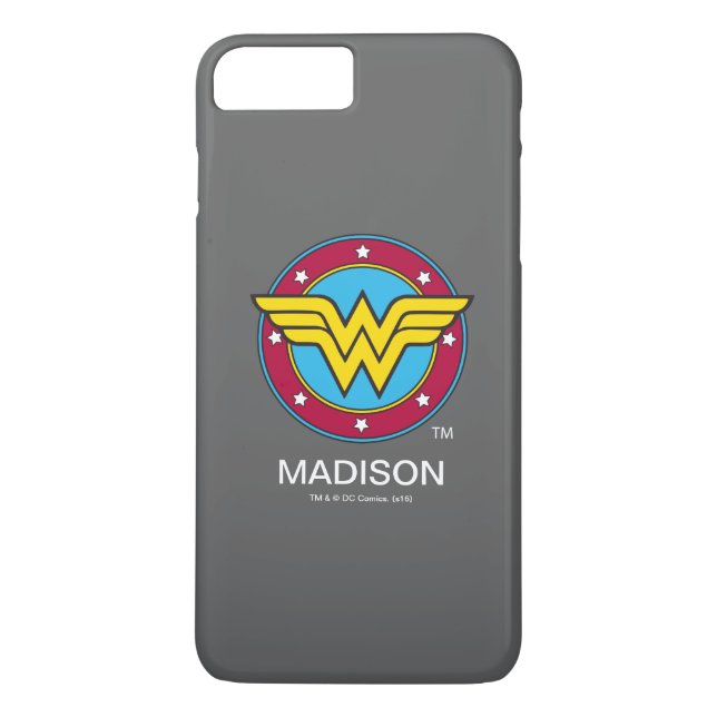 Wonder Woman | Circle & Stars Logo Case-Mate iPhone Hülle (Rückseite)