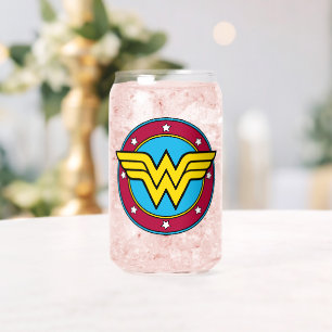 Wonder Woman   Circle & Stars Logo Dosenglas