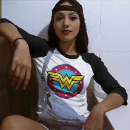 Wonder Woman | Circle & Stars Logo T-Shirt