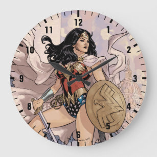 Wonder Woman Comic Cover #13 Große Wanduhr