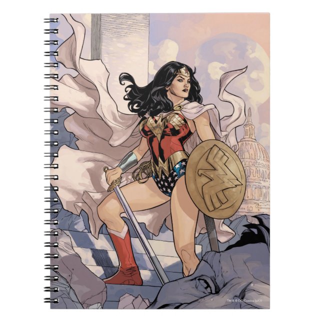 Wonder Woman Comic Cover #13 Notizblock (Vorderseite)