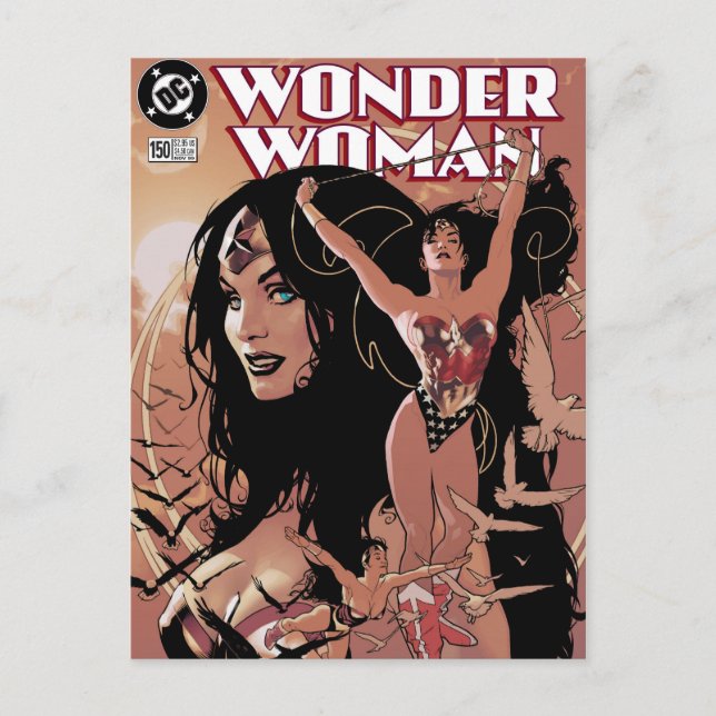 Wonder Woman Comic Cover #150: Triumphe Postkarte (Vorderseite)