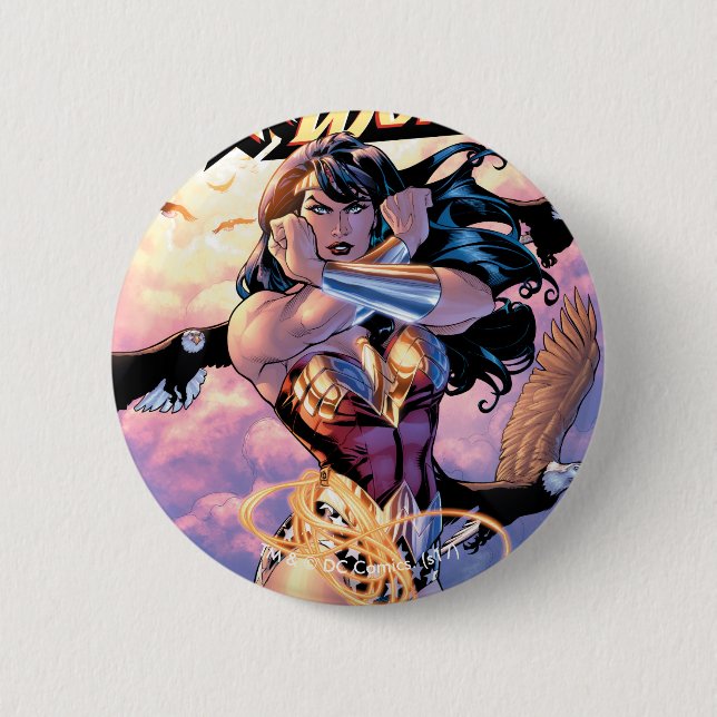 Wonder Woman Comic Cover #1 Button (Vorderseite)