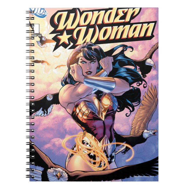 Wonder Woman Comic Cover #1 Notizblock (Vorderseite)
