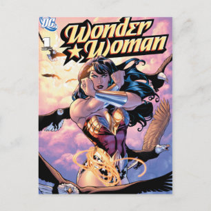 Wonder Woman Comic Cover #1 Postkarte