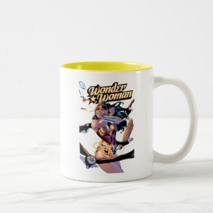 Wonder Woman Comic Cover #1 Zweifarbige Tasse