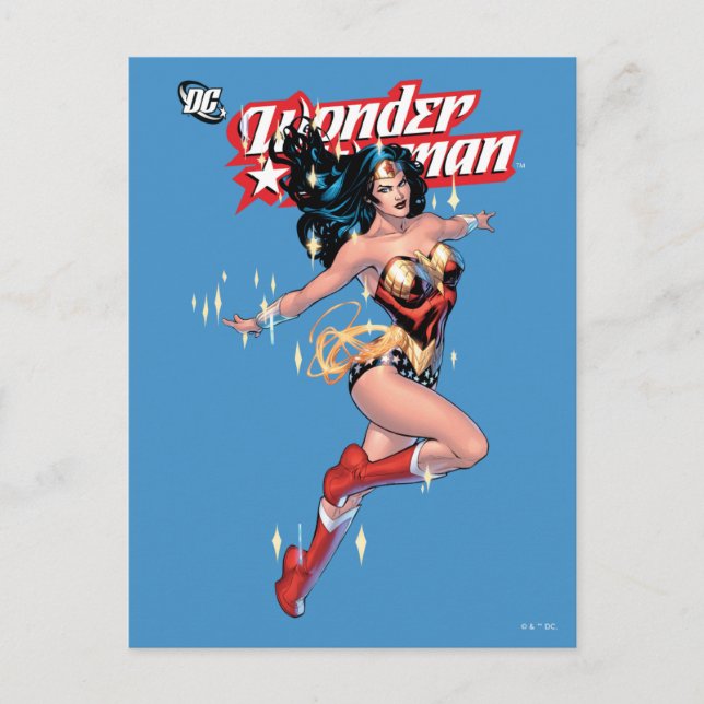 Wonder Woman Comic Cover Postkarte (Vorderseite)