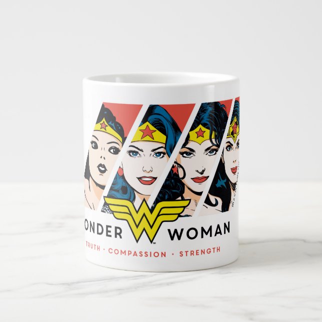 Wonder Woman Comic Evolution Graphic Jumbo-Tasse (Vorderseite)