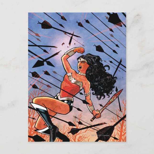 Wonder Woman Cover #1 Postkarte (Vorderseite)