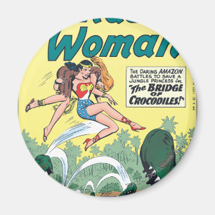 Wonder Woman Crocodiles Magnet