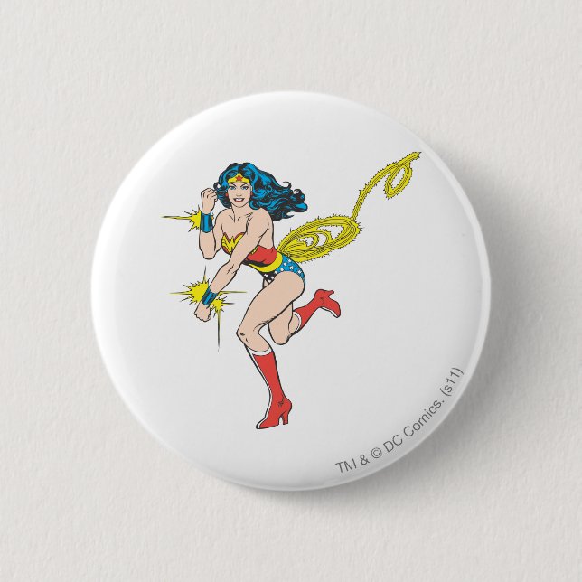 Wonder Woman Cuffs Button (Vorderseite)