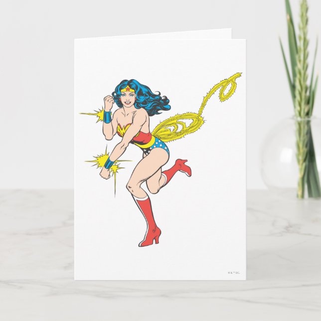 Wonder Woman Cuffs Karte (Vorderseite)