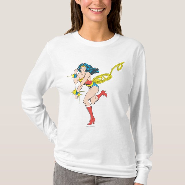 Wonder Woman Cuffs T-Shirt (Vorderseite)