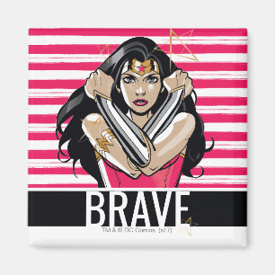 Wonder Woman Defend - Vorlage Magnet