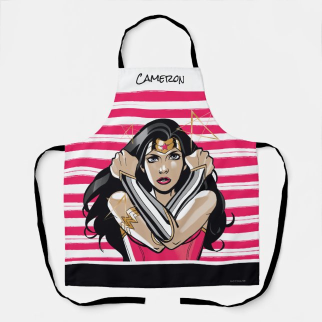 Wonder Woman Defend - Vorlage Schürze (Vorderseite)