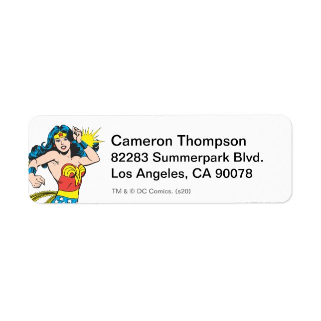 Wonder Woman Drehung mit leuchtenden Wellen (Vorne)