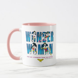 Wonder Woman "Du bist stärker als du glaubst" Tasse