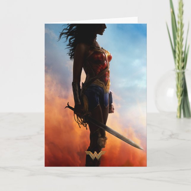 Wonder Woman Duststorm Silhouette Karte (Vorderseite)