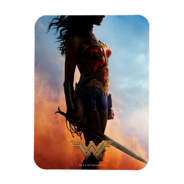 Wonder Woman Duststorm Silhouette Magnet (Vertikal)