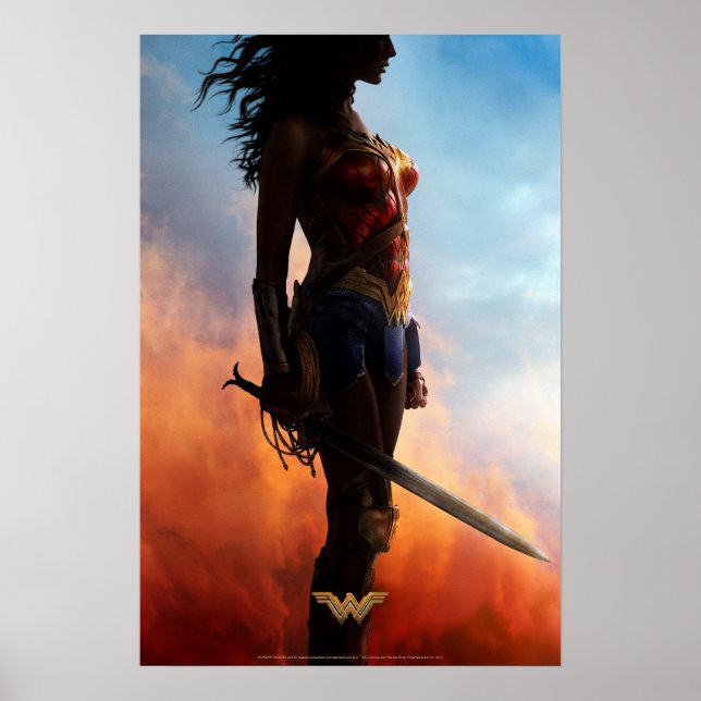 Wonder Woman Duststorm Silhouette Poster (Vorne)